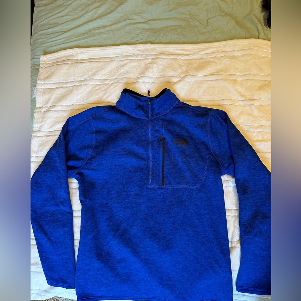 Long sleeve fleece half zip pullover
